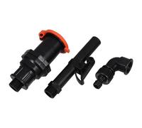 Yardenfun Vanne Eau Plastique Antivol avec oude et Connecteur Système Rapide pour Arrosage Jardin Protection Débris et Contrôle Sécurisé