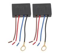 Yardenfun Variateur Tactile Lampe Lot de 2 Interrupteurs Tactiles ABS pour Lampe de Table Installation Simple et Contrôle de Gradation LED pour Éclairage Personnalisé