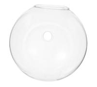 Yardenfun Vase Mural en Verre Transparent 12 Cm pour Propagation Hydroponique Et Plantes Aériennes, Jardinière Murale Suspendue Polyvalente pour Décoration Intérieure Et Aquarium Suspendu