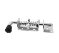 Yardenfun Verrou à Ressort Renforcé Galvanisé Targette Ressort Robuste pour Porte de Garage et Armoire Pêne Cylindrique Facile à Installer Verrouillage Industriel Fiable pour Usage Extérieur