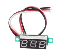 Yardenfun Voltmètre Digital LED Dc Affichage Bleu Module Panneau Compact pour Mesure de Tension