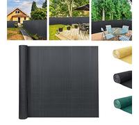 YARDIN Brise-vue en PVC - Résistant aux UV et aux intempéries - Forte intimité - Revêtement de balcon pour jardin, terrasse - Avec serre-câbles - 160 x 1000 cm - Anthracite