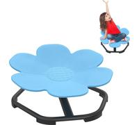 YARDIN Carrousel Autisme Enfants Chaise tournante sensorielle Chaise tournante pour enfants Chaise jouet Formation Coordination physique et équilibre Tabouret tournant Carrousel tournant (Bleu)