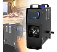YARDIN Chauffage diesel 12 V - 8 kW - Chauffage diesel - Chauffage à air diesel - Chauffage à air diesel avec télécommande - Écran LCD et silencieux - Pour voiture, RV, Bateaux, Camions - Noir, Type A