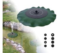 YARDIN Fontaine solaire Lotus Pompe de bassin Décoration, 1,4W Pompe solaire Extérieur pour jardin, étang, bain d'oiseaux, bac à poissons