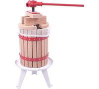 YARDIN Presse Fruits Presse 6 litres Presse à jus et à baies Presse à vin mécanique Presse à pommes Presse à fruits avec toile de presse