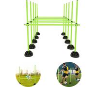 YARDIN Set de barres de saut Agility Set de haies Barres d'entraînement pour la force de saut, le dribble et l'agilité Idéal pour le sport associatif ou scolaire