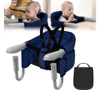 YARDIN Siège de table bébé 6-36 mois Rehausseur de siège Chaise bébé Siège booster pliable pour tables de 2-8cm d'épaisseur Enfants repas chaise aide à s'asseoir (bleu)