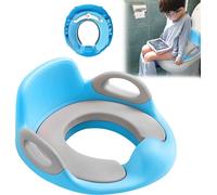 YARDIN Siège de toilette Rehausseur de toilettes pour enfants Rehausseur de toilettes pour 1-8 ans, Rehausseur de toilettes pour enfants avec coussin antidérapant, poignée, dossier et protection contr