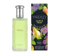 Yardley Eau de toilette Lilas & Poire 125 ml - Parfum pour femme | Fresh Floral Fruity Perfume with Notes of Rose, Lilac and Freesia on Cedar Wood and Amber Musk Base, For Women