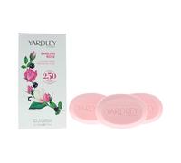 Yardley English Rose 3 Piece Gift Set: 3 x Soap 100g For Women