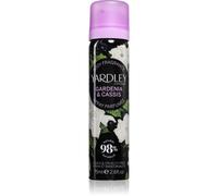 Yardley Gardenia & Cassis spray corporel avec parfum pour femme 75 ml
