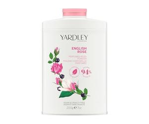 Yardley London English Rose Body Powder, Dusting Talc, 200g