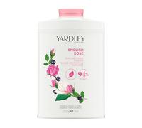 Yardley London English Rose Perfumed Body Powder, Talc for Women, Dusting Powder, Odour Control, Helps With Chafing Made In UK, Vegan & Cruelty Free, 94% Natural Ingredients, 200g