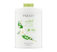 Yardley London Poudre Parfumée pour le Corps Lily of the Valley, Talc pour Femmes pour Aider à Contrôler les Odeurs et les Frottements, Poudre à Épousseter Lily of the Valley 200g