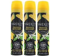 Yardley London Lot de 2 déodorants en spray Freesia & Bergamote, 75 ml (2 x 1 pièce)