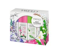 Yardley London - Lot de 4 sprays pour le corps classiques modernes - Rose anglaise, lavande, jasmin et muguet - Coffret cadeau idéal