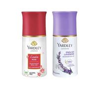Yardley London Lot de 2 roll-on Rose et lavande anglaise
