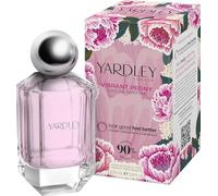 Yardley London Vibrant Peony Eau de Parfum, Fresh Floral, 100ml | Fresh Fruity Floral Perfume with Notes of Pear, Peony and Rose, Long-Lasting Fragrance, Vegan, 90% Natural Ingredients