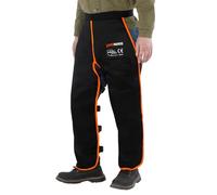YARDMARIS Legging de sécurité de type A pour tronçonneuse, chaps de protection contre les coupures, chaps réglables pour tronçonneuse, tablier de protection contre les coupures pour hommes/femmes