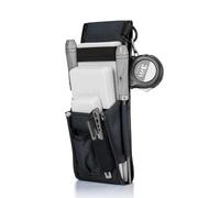 YARDMARIS Pochette de ceinture réglable en forme de coin, sac de bûcheron, pour coins en aluminium et en plastique, Sac de forêt robuste pour outils de coupe d’arbres (Noir)