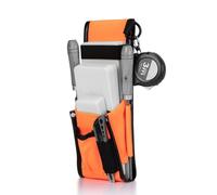 YARDMARIS Sac de bûcheron réglable - Pour cales en aluminium et plastique - Sac forestier robuste pour outils d'abattage d'arbres - Orange