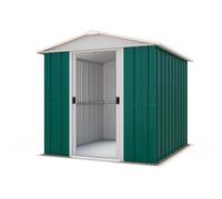 YardMaster Abri de jardin en métal acier galvanisé vert 4 m² - 67GEYZ - 67GEYZ