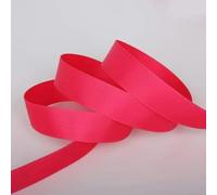 yards 7mm 10mm 15mm 20mm 25mm 38mm ruban gros-grain uni en polyester pour envelopper bricolage décoration de fête d'arc de cheveux-Fuchsia-7mm