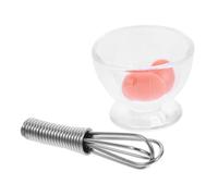 Yardwe 1 Ensemble De Batteur À Œufs Bol À Œufs Accessoires pour Maison De Poupée Modèles Accessoires pour Petite Maison Ustensiles De Cuisine Miniatures Modèle D'Œuf Miniature