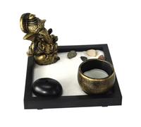Yardwe 1 Ensemble Décoration de Table Zen de Jardin de Microlandscape pour Détente à Accessoires de Bureau Élégants