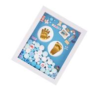 Yardwe 1 Ensemble Kit de Photo Souvenir pour Moulage de Mains Personnalisé pour Baptême Décoration Murale pour Fêter