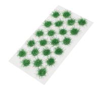 Yardwe 1 Ensemble modèle d'herbe touffes Fausse Herbe modèle de touffe d'herbe Statique Herbe Miniature Faux décoration de Maison Miniature Petite grappe de Plantes Plastique Vert foncé