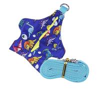Yardwe 1 Jeu De Hamster Lapin Harnais Laisse Harnais pour Chien Rauque Cobaye Cage Éleveurs Animaux Trousse Friandises Et Friandises pour Cochon d'Inde Mâcher Farci Blue Chiffon