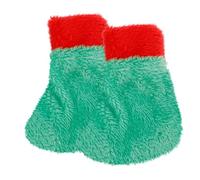 Yardwe 1 Paire Chaussettes Miniatures de Noël pour Poupées Accessoires de Mode Élégants pour Costumes DIY pour Décoration et Habillage