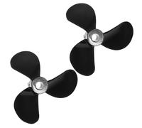 Yardwe 1 Paire Oars à Haute Résistance Hélices De Bateaux Hélices De Moteur De Bateau Hélice De Bateau Accessoires De Bateau Boîtes D'hélices Pc Noir