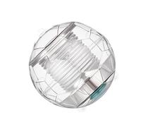 Yardwe 1 Pc Lampes Flottantes Solaires Veilleuse Menée Lampes De Bassin Solaires Piscine Submersible Lanterne Rechargeable Lumières LED Submersibles Blanche Globe Plastique Gonflable