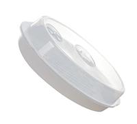 Yardwe 1 Pc Marmite à Vapeur Pour Micro-ondes Vapeur Plaque Cuiseur à Vapeur Pour Petits Pains Chinois Cuiseur Vapeur De Fruits De Mer Vapeur Plat Micro-ondes Blanche Légume Pp