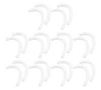 Yardwe 10 paires Crochet Oreille Masque Silicone Anti- Réducteur de Pression Blanc Accessoires Professionnels Confortables