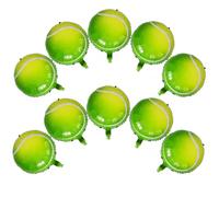 Yardwe 10 Pièces Ballons de Tennis Gonflables pour Décorations de Fête Thématique Tennis Design Suspendu pour Adultes