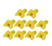Yardwe 10 Pièces Bec De Fontaine à Eau Tétines Automatiques pour Abreuvoir Volaille Abreuvoir Poulet Automatique Mangeoire à Eau pour Poulet Eau De Volaille Yellow Acier