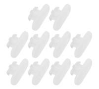 Yardwe 10 Pièces Bouchon de Valve pour Boîte à Lunch, Bouchon de Trou de Couvercle, Silicone Blanc, Étanche, Anti-fuite, Libération de Pression, pour Boîte à Lunch et Récipient