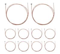 Yardwe 10 Pièces Corde de Guitare Folk 3e Corde Métal pour Guitare
