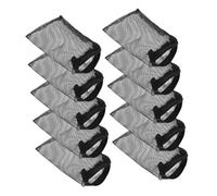 Yardwe 10 Pièces Filtrants Maille avec Zipper pour Aquarium pour Filtration des Impuretés Accessoires de Réservoirs Aquatiques Compatible avec Anneaux Céramiques et