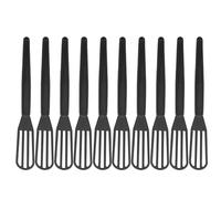Yardwe 10 Pièces Mélangeur de Couleurs Professionnel en Plastique Noir pour Crème de Teinture Épaisse, Compatibilité Polyvalente et Résultats de Couleur Uniformes, pour Salon de Coiffure