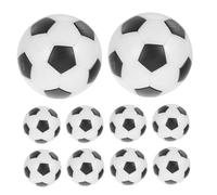 Yardwe 10 Pièces Mini Soccer Balls for Tabletop Foosball Plastic Replacement Balls Compatible with Foosball Tables for Party Favors and Game Accessories