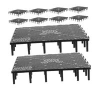 Yardwe 10 Pièces Plaques Filtrantes pour Aquarium Diviseur de Fond Durable pour Réservoirs Eau Douce et Accessoires de Filtration Efficaces pour Poissons