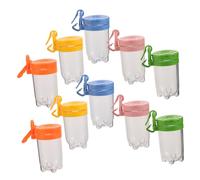 Yardwe 10 Pièces Réservoir d'observation d'insectes Cages de Collecte d'insectes Outils pour spécimens d'insectes visionneuse pour Enfants bocaux Cage à Insectes Plastique