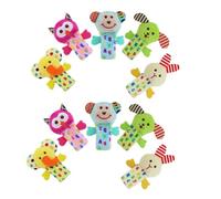 Yardwe 10 pièces Set de Marionnettes Doigt Animaux Peluche Éducatif pour Garçon Fille et Tout-Petits Marionnettes Main Mignonnes pour Jeux Histoire et Apprentissage