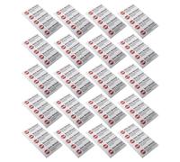 Yardwe 100 Pièces Autocollants pour Boîte aux Lettres « Pas de Publicité » Auto-adhésifs, Lot, Résistants aux Intempéries et Uv, Panneau Avertissement Adhésif pour Maison et Bureau,