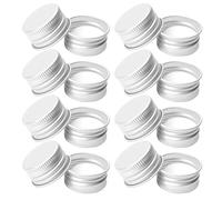 Yardwe 100 Pièces Bouchons à Vis et Flacons de Lotion, Résistants aux Chocs en Aluminium Argentés pour Bouteilles en Verre et Adaptés pour Voyage et Usage Domestique